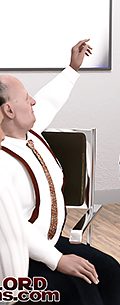 Playing with the big men at daddy's workplace - Incest 3D