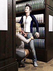 I've never seen a cock so thick and swollen before - Bad teacher by Lexx228